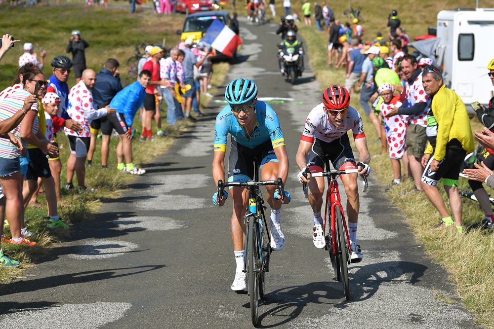 Astana's Magnus Cort and Trek's Bauke Mollema