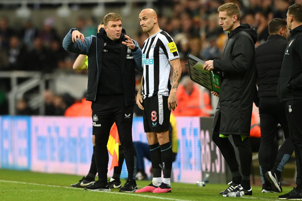 Jonjo Shelvey in his later days at Newcastle