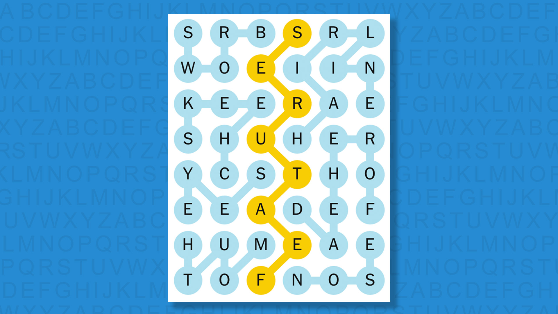 NYT Strands answers for game 705 on a blue background