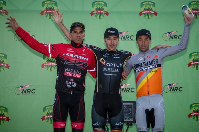 The top three men for the day