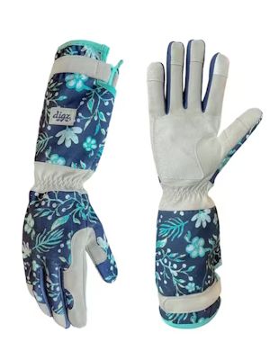 Floral Long Cuff Garden Gloves