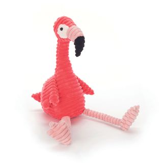 pink flamingo called courdy roy by jellycat