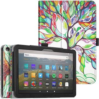 Fintie Case Love Tree for Kindle Fire HD 8 2020.