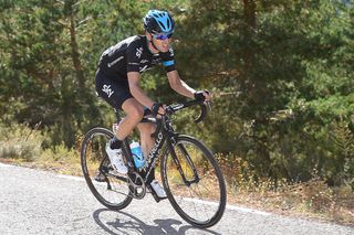 Mikel Nieve near the end of the stage