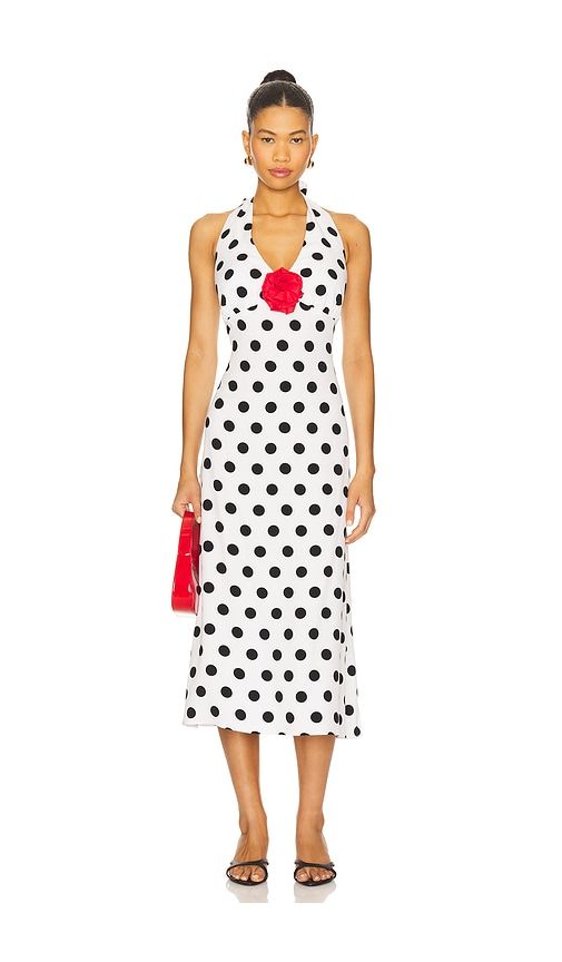 Jardin Halter Neck Maxi Dress