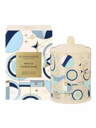 Glasshouse Fragrances White Christmas Candle