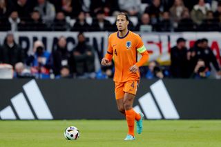 Netherlands Euro 2024 squad Virgil van Dijk of Holland during the International Friendly match between Germany v Holland at the Commerzbank Arena on March 26, 2024 in Frankfurt Germany (Photo by Rico Brouwer/Soccrates/Getty Images)