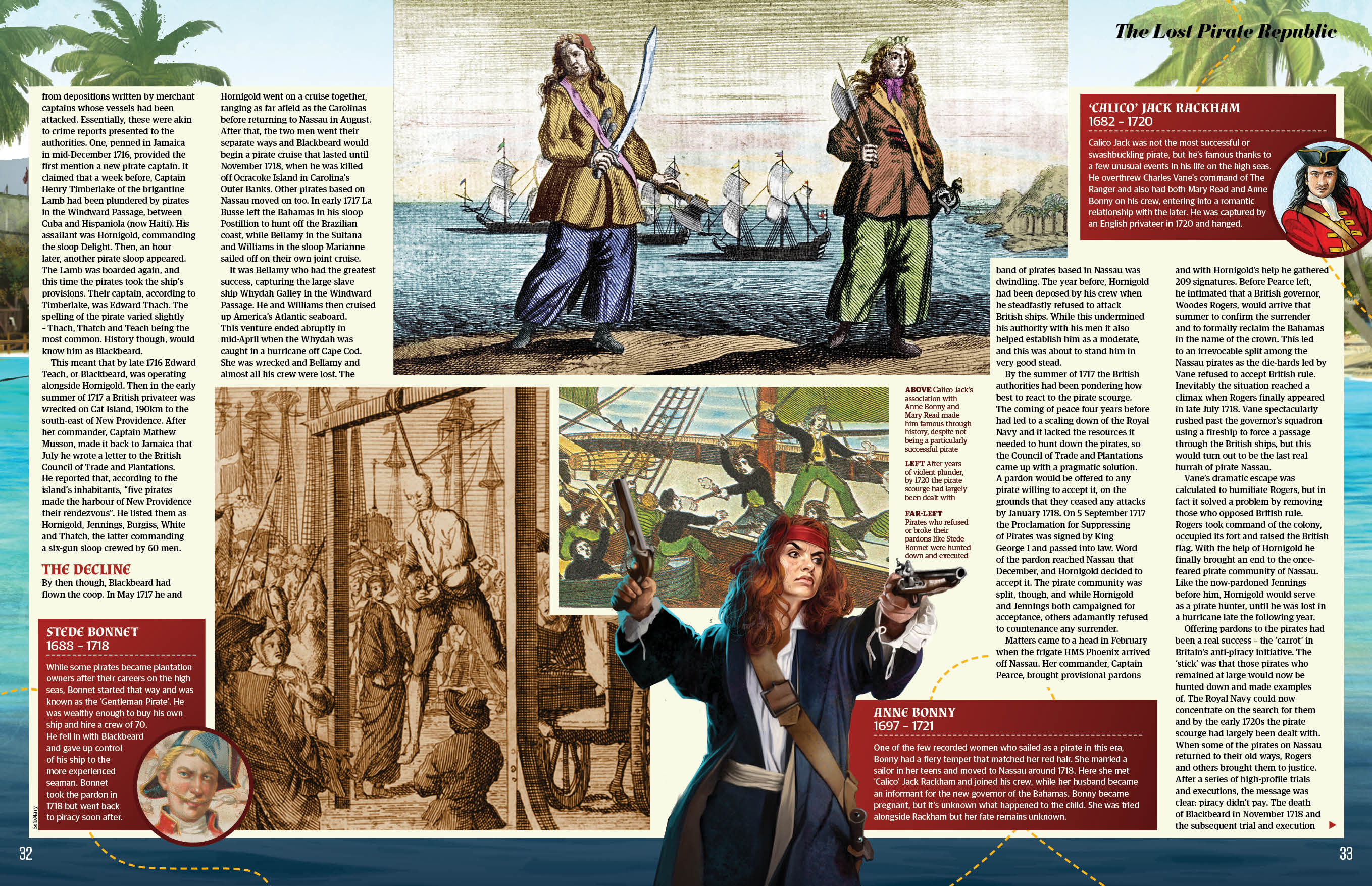 Lost Pirate Republic feature spread, AAH 116
