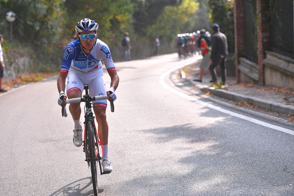 David Gaudu (FDJ) on the attack