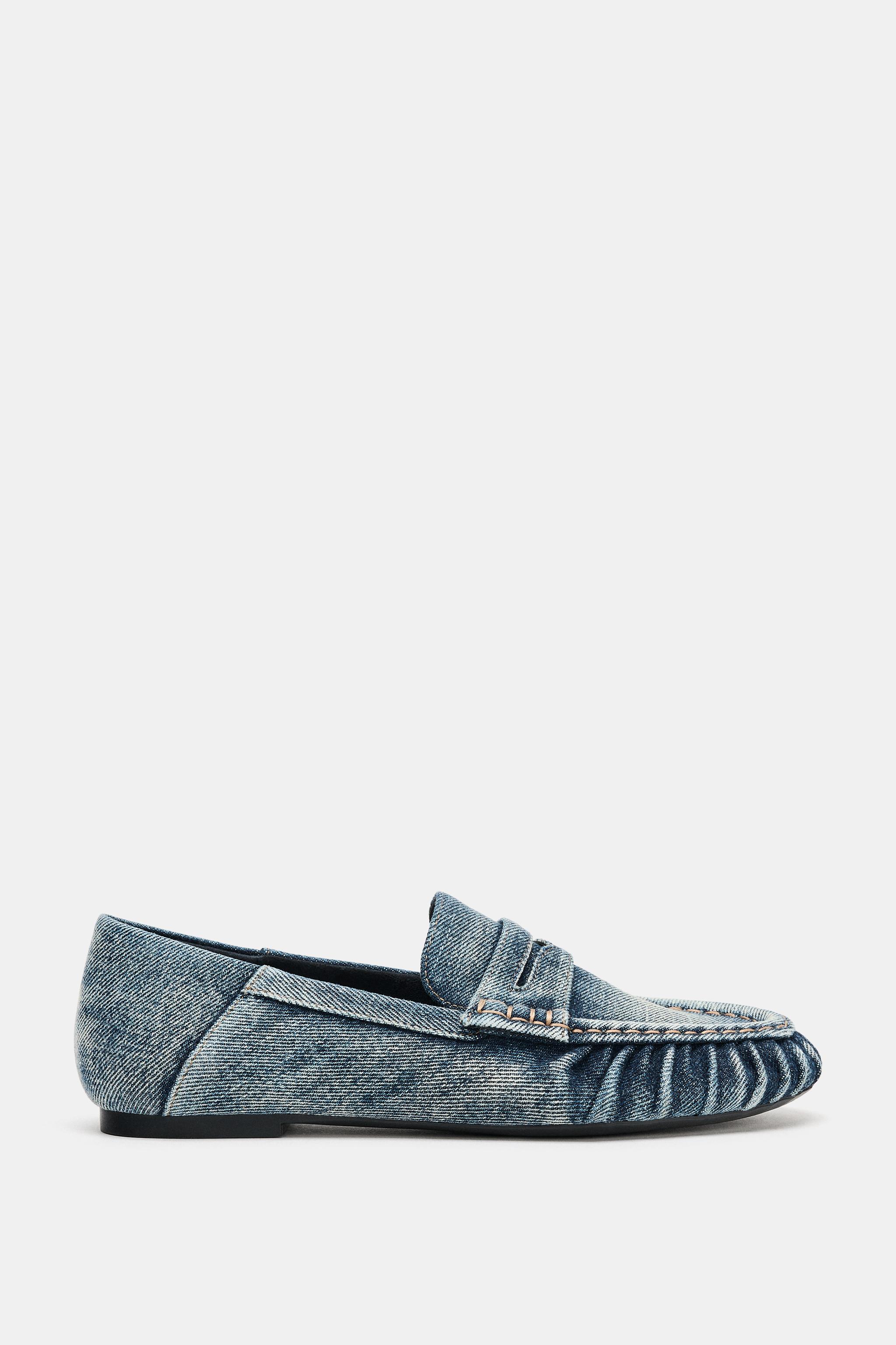 Denim Effect Loafers