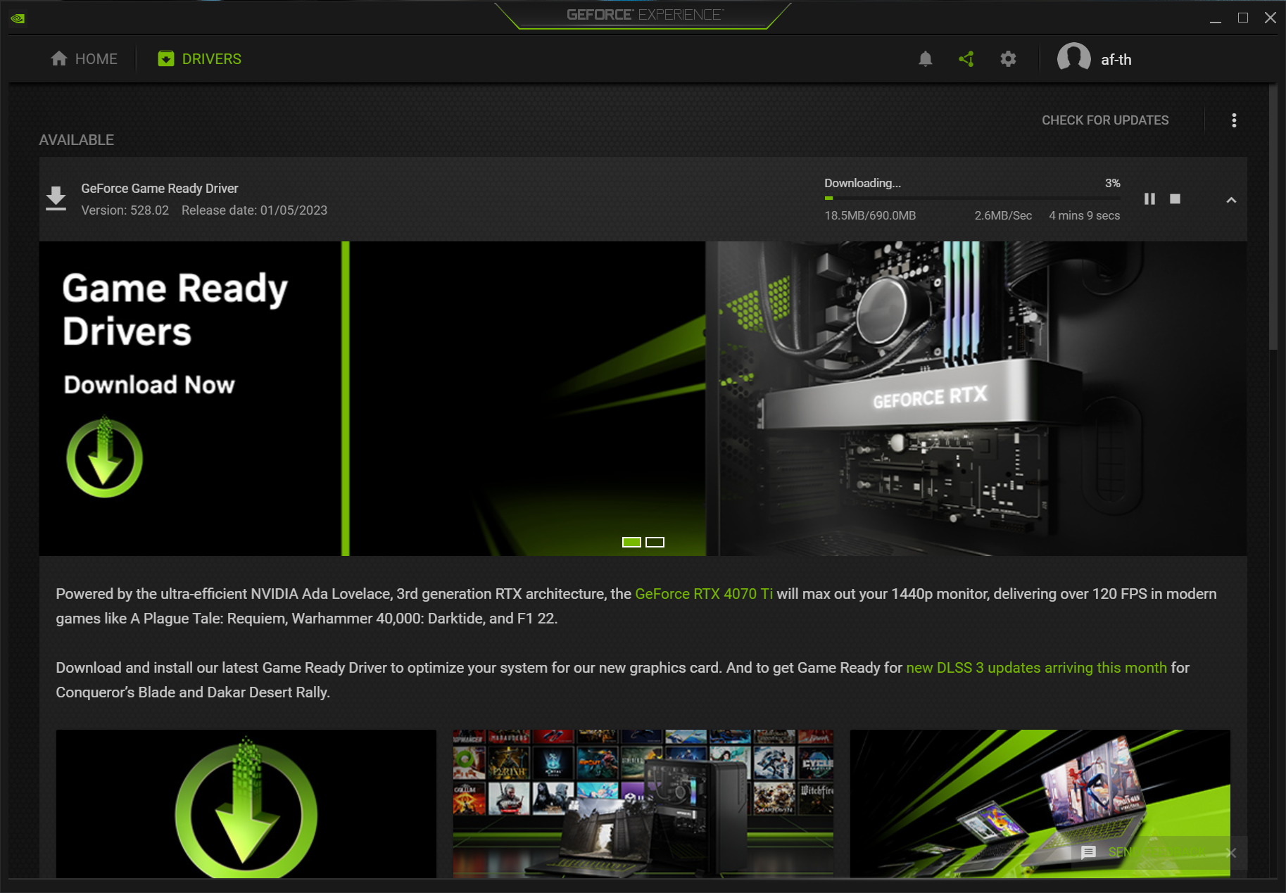 Как настроить geforce experience