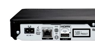 Connections include a single HDMI output and an ethernet socket - par for the course at this price level