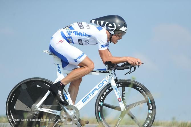 Riccardo Zoidl (Team Gourmetfein Simplon) took over the race lead following the time trial