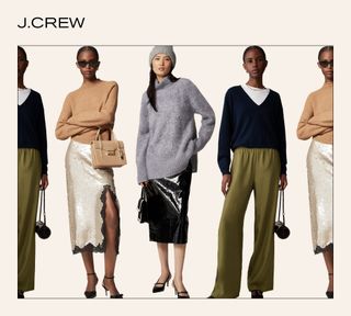 Collage of J.Crew Outfits