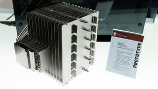 Noctua fanless CPU cooler prototype at Computex 2019