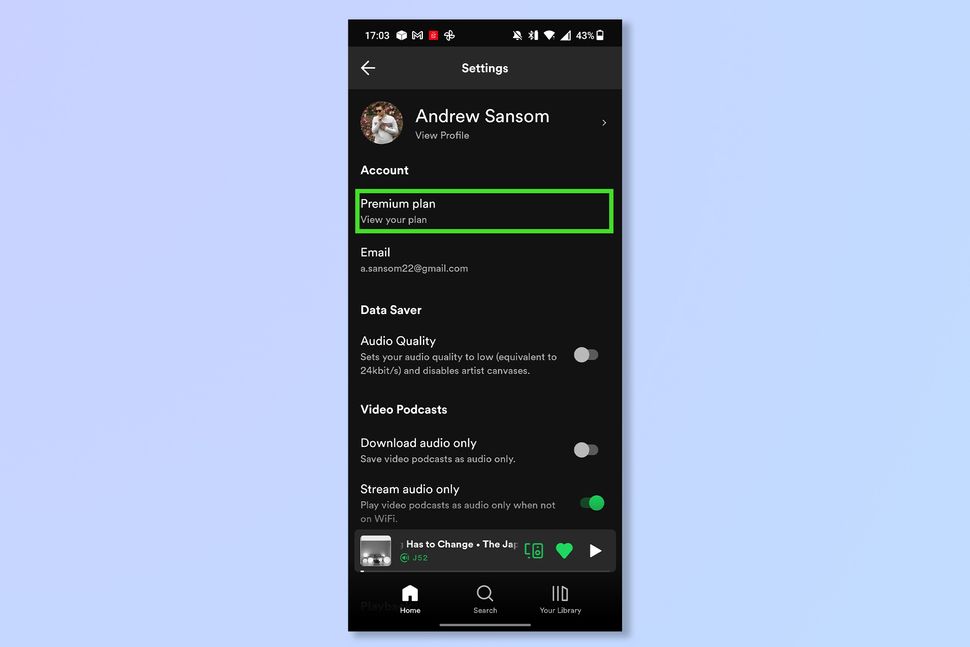 comment desactiver son compte spotify premium