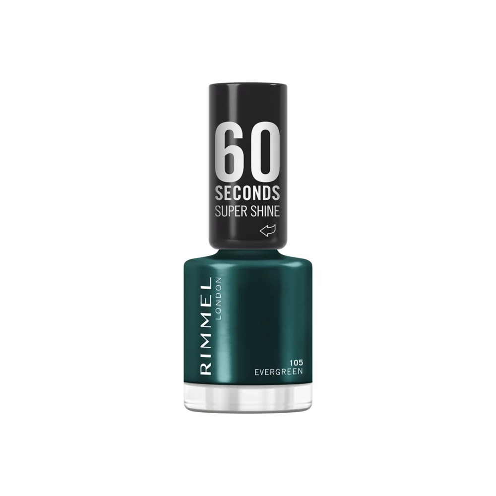 Rimmel 60 Seconds Super Shine Nail Polish 105 Evergreen