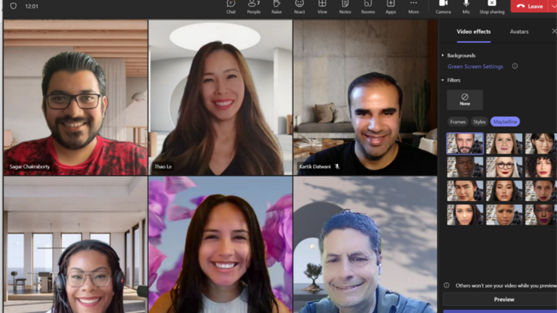 die neue Maybelline Beauty App in Microsoft Teams