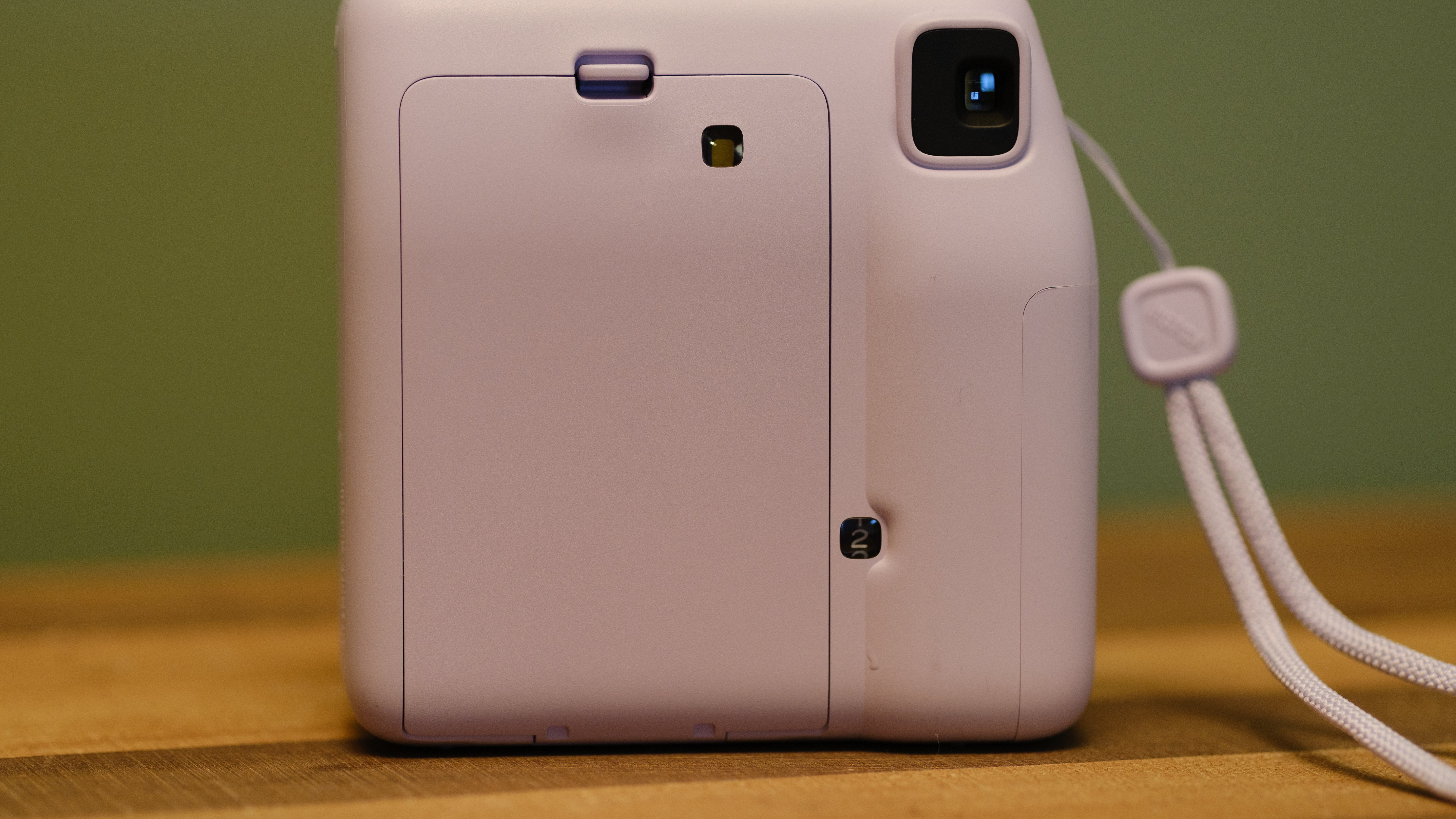 The back of the Fujifilm Instax Mini SE