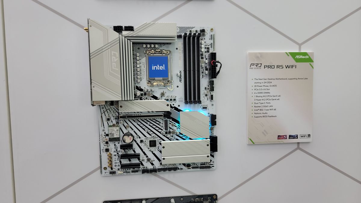 ASRock Arrow Lake-S Motherboards from Computex 2024
