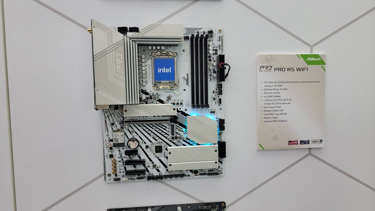 ASRock Arrow Lake-S Motherboards from Computex 2024