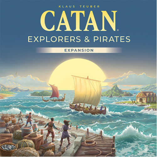 Board game art for the Catan Explorers &amp;amp; Pirates expansion pack