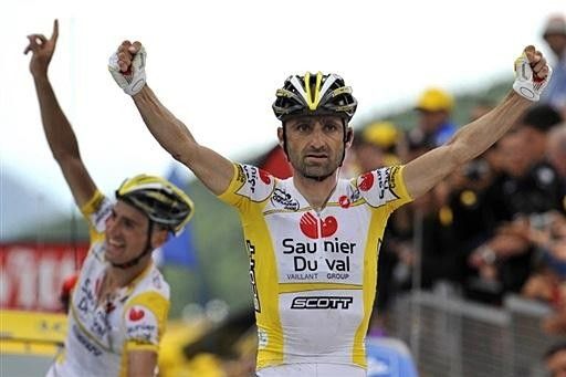 Piepoli gave Saunier Duval-Scott its second mountain stage victory in as many days.