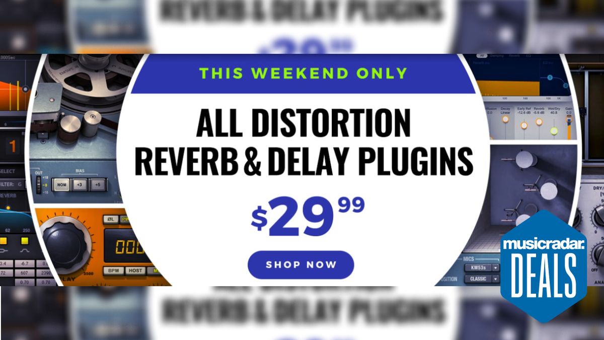 Waves $29.99 reverb, distortion and delay plugins sale