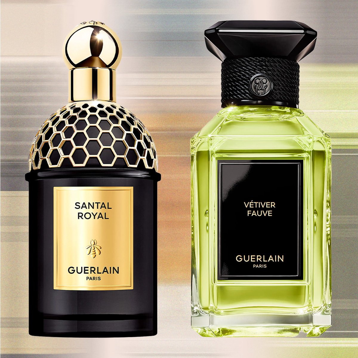 Collage of Guerlain Fragrances From Saks
