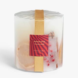 A winter spiced candle for Christmas by John Lewis