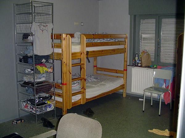 One of the dorm-style rooms