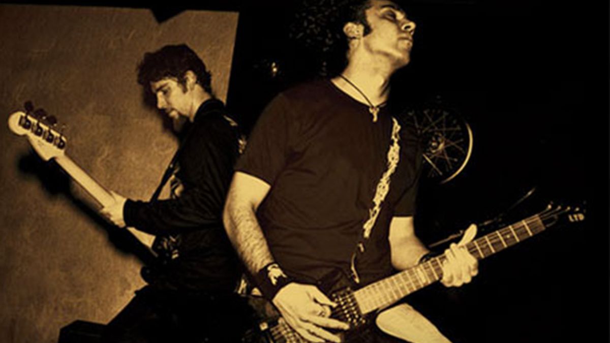 The band Acrassicauda performing live