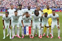 Manchester United target Manu Kone with national side France during the World Cup