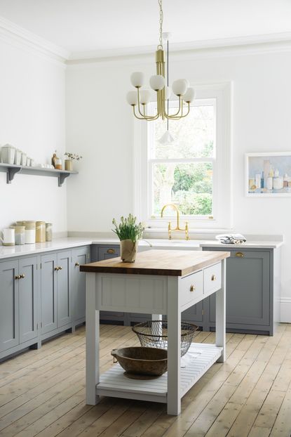 Two-tone kitchens: 8 ideas for cabinets and islands in two colors ...