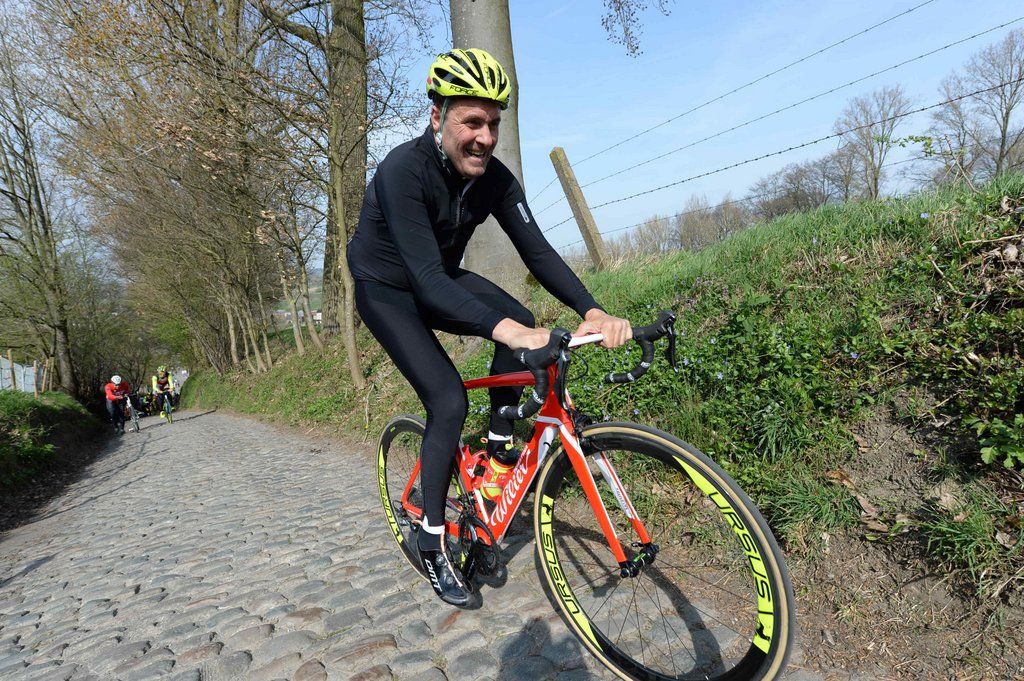 Wilier boss Luca Scinto went for a ride