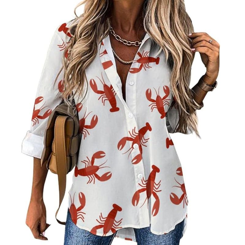 Ahdyr, Red Lobsters Blouse