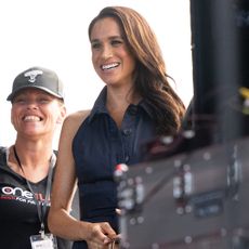 CARPINTERIA, CALIFORNIA - SEPTEMBER 20: Meghan Markle, Duchess of Sussex, attends the One805LIVE! 2025 concert benefiting first responders on September 20, 2025 in Carpinteria, California. (Photo by Scott Dudelson/Getty Images for ABA)