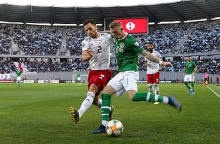 James McClean was unable to help the Republic to victory in Tbilisi