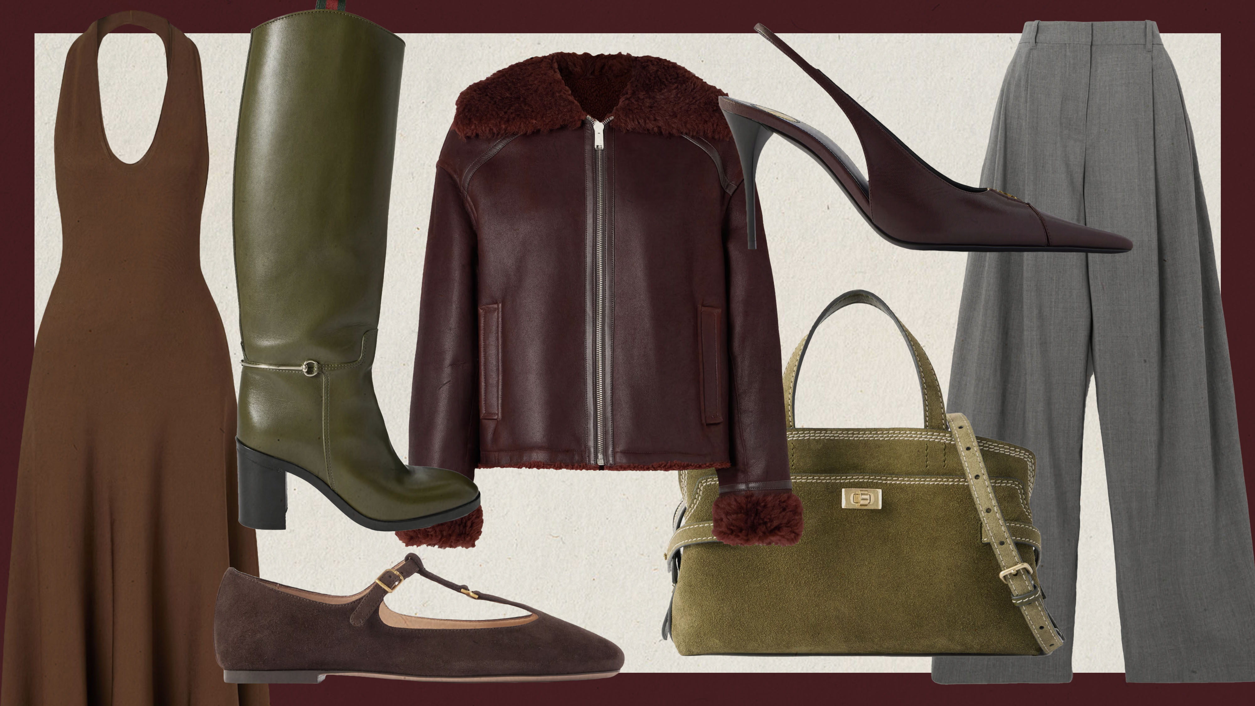 A collage of products from NET-A-PORTER
