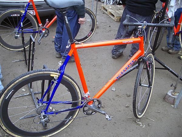 Ryan Trebon's Major race bike; how tall is this guy?