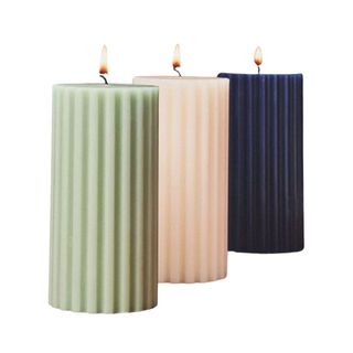 Fluted Pillar Candle