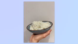 a picture of how to make rice in an instant pot using easy steps to make fluffy white rice in just three minutes