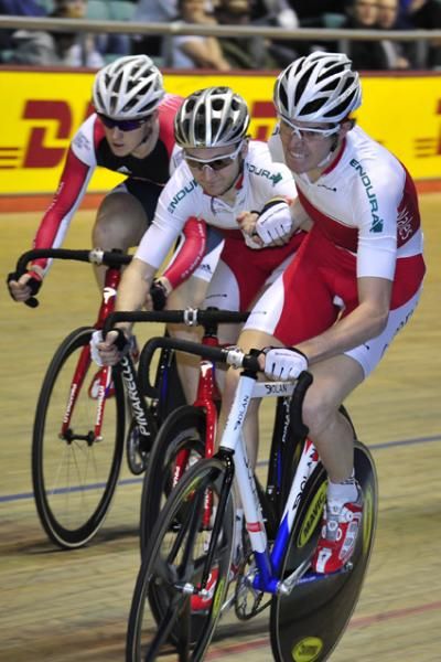 Luke Rowe swings Mark Christian into the action