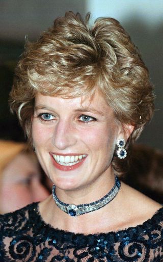 Princess Diana smiling UNITED KINGDOM - JUNE 03: PRINCESS OF WALES IN CARDIFF, WALES (Photo by Tim Graham Photo Library via Getty Images)
