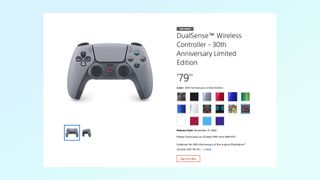 PlayStation Direct listing page for DualSense