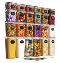 KEMETHY 24 Food Storage Containers