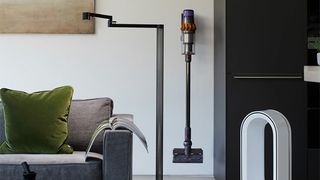 A Dyson vacuum cleaner in a home