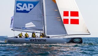 SAP racing yacht