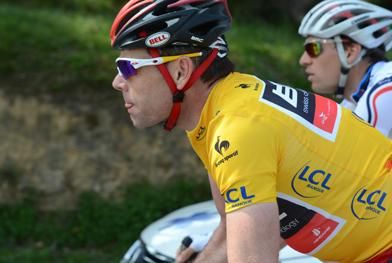 Cadel Evans (BMC) remained focussed on the overall