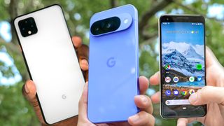 Google Pixel 4, Pixel 10 and Pixel 3